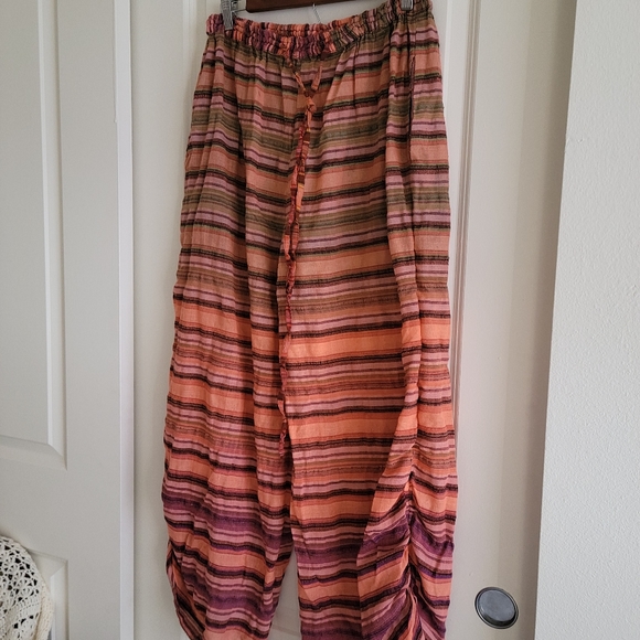 🖤Flowy stripe cotton Pants - Picture 5 of 8